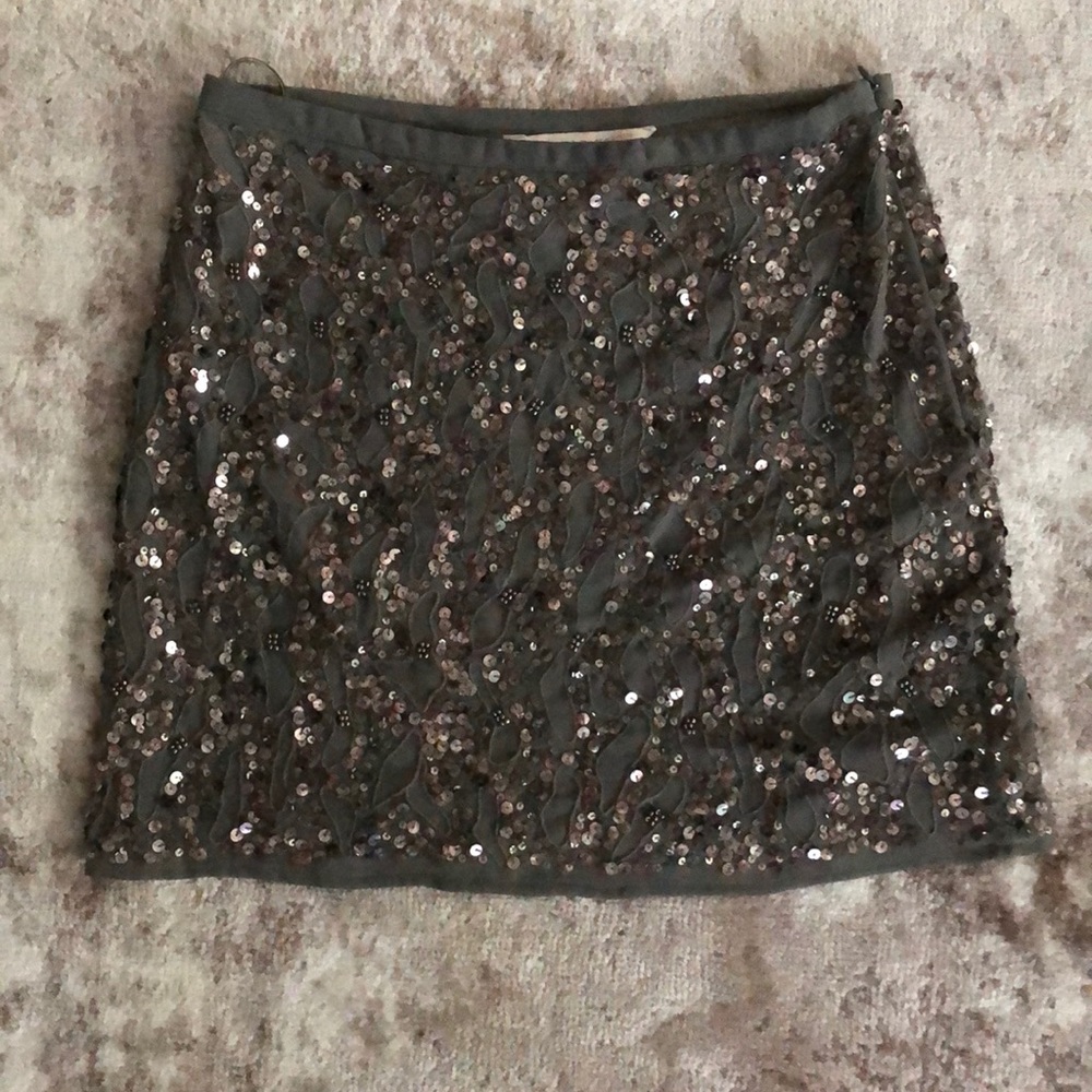 Sequins mini skirt
